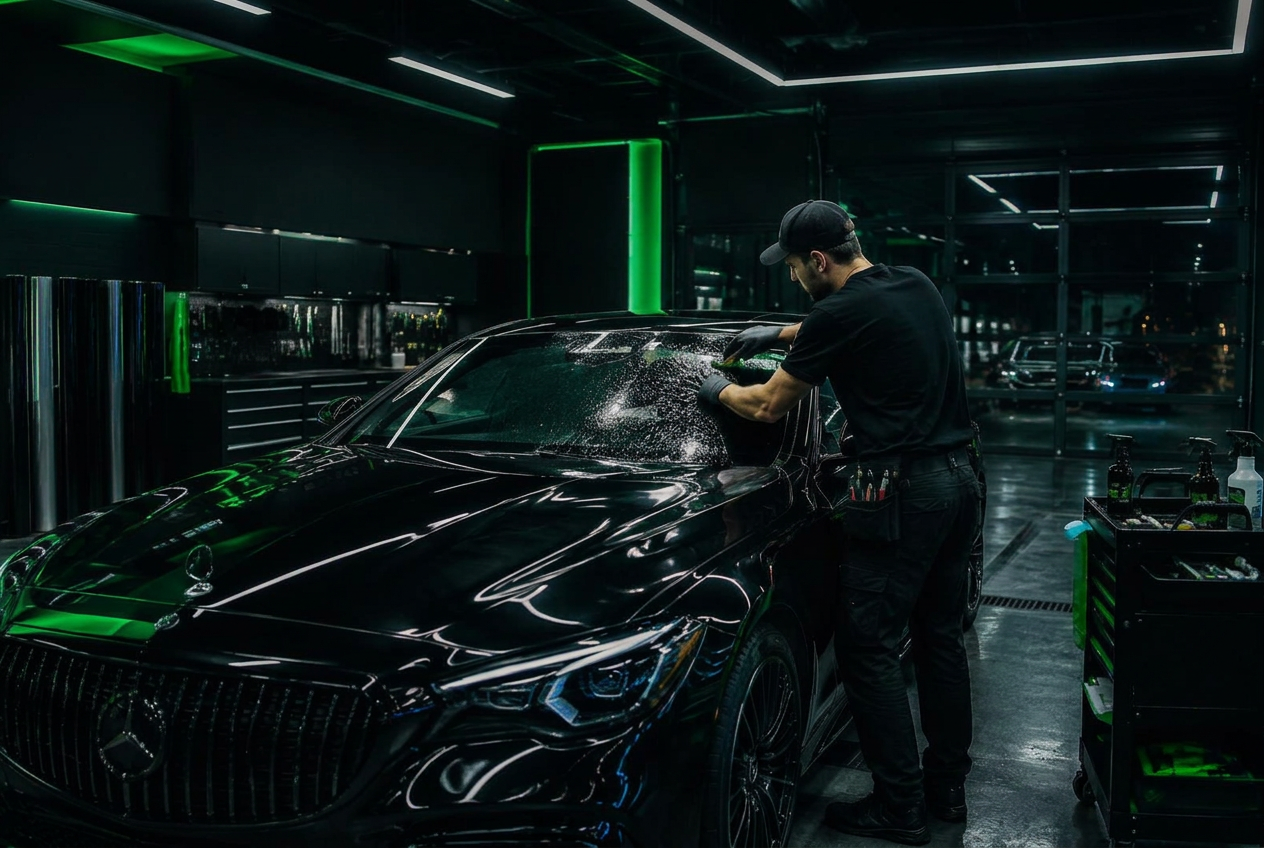 AZ Folien Werkstatt bei der Arbeit